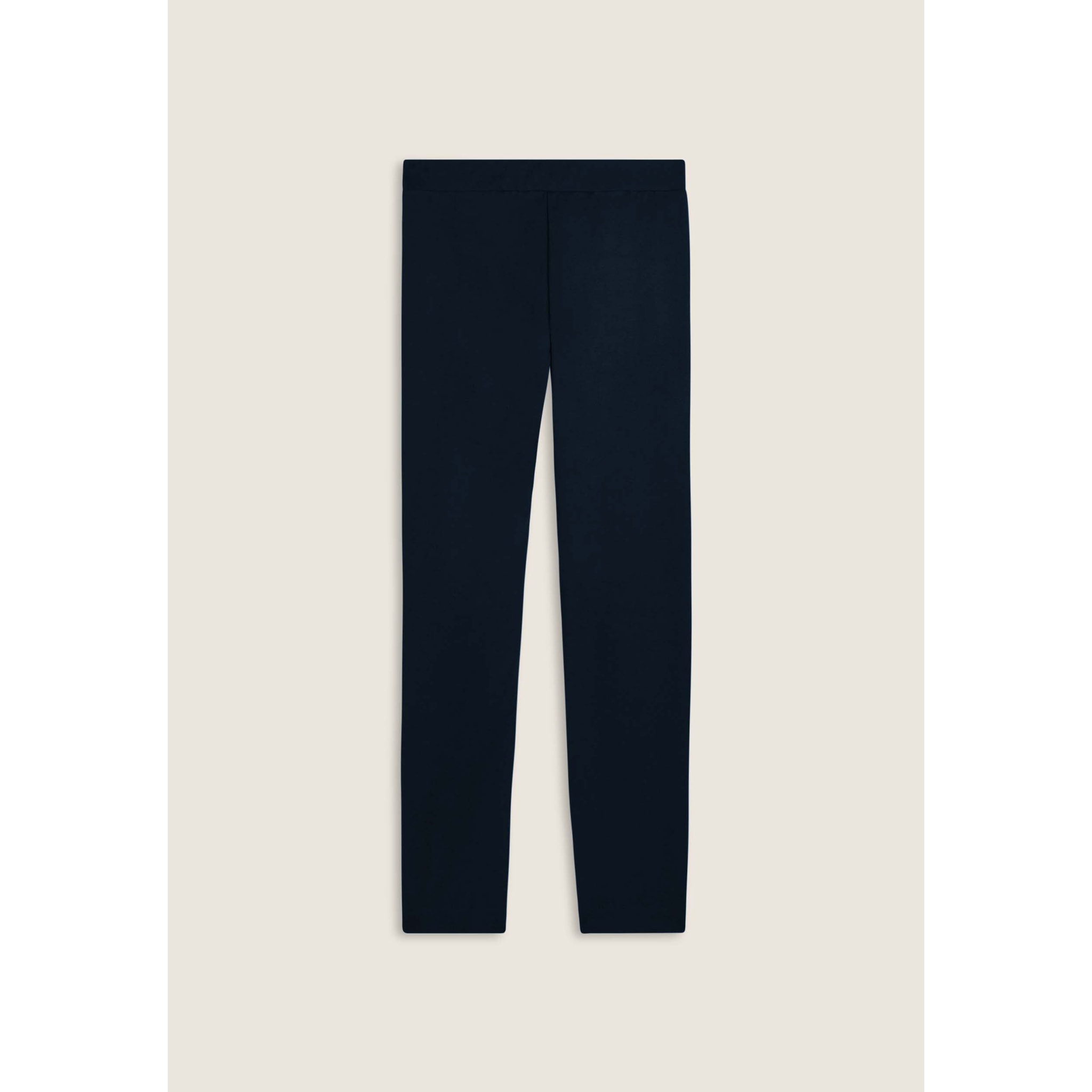 Pantaloni in viscosa con fondo asimmetrico