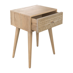 Table de chevet Tiny en bois 1 tiroir