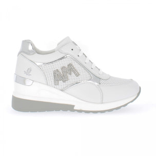 Armata di Mare Scarpe Donna Sneakers Casual con la Zeppa AMD P22H071 White