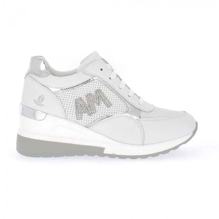 Armata di Mare Scarpe Donna Sneakers Casual con la Zeppa AMD P22H071 White
