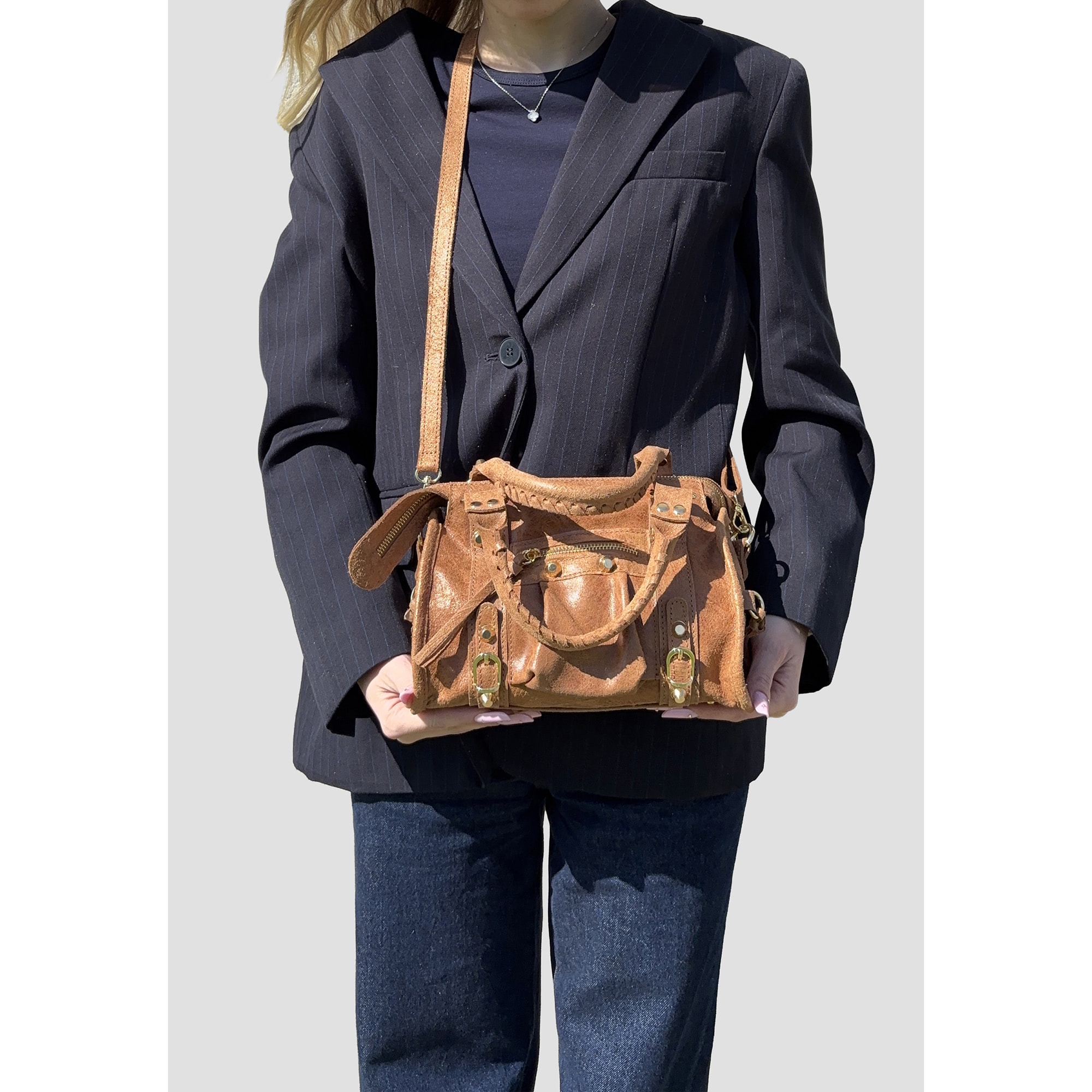 Borsetta a Mano in Vera Pelle Made in Italy