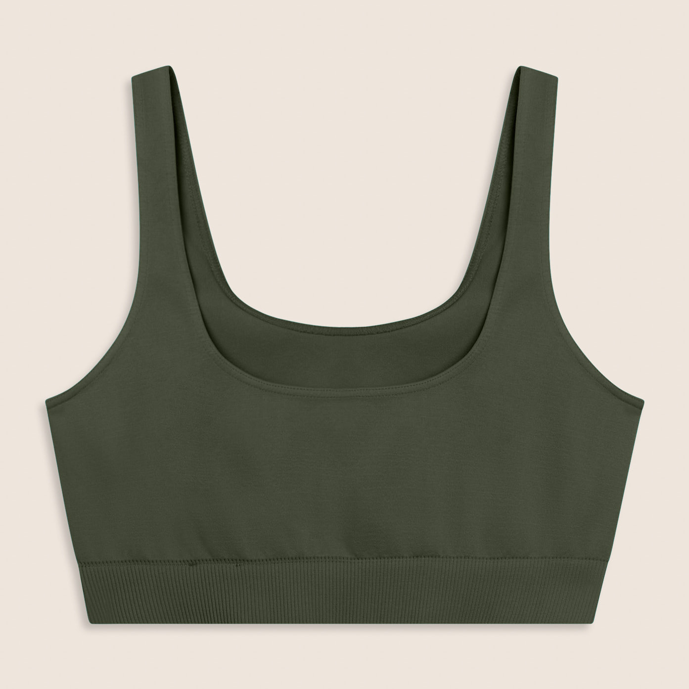 Top Sportivo Seamless con Fascia Sottoseno in costina