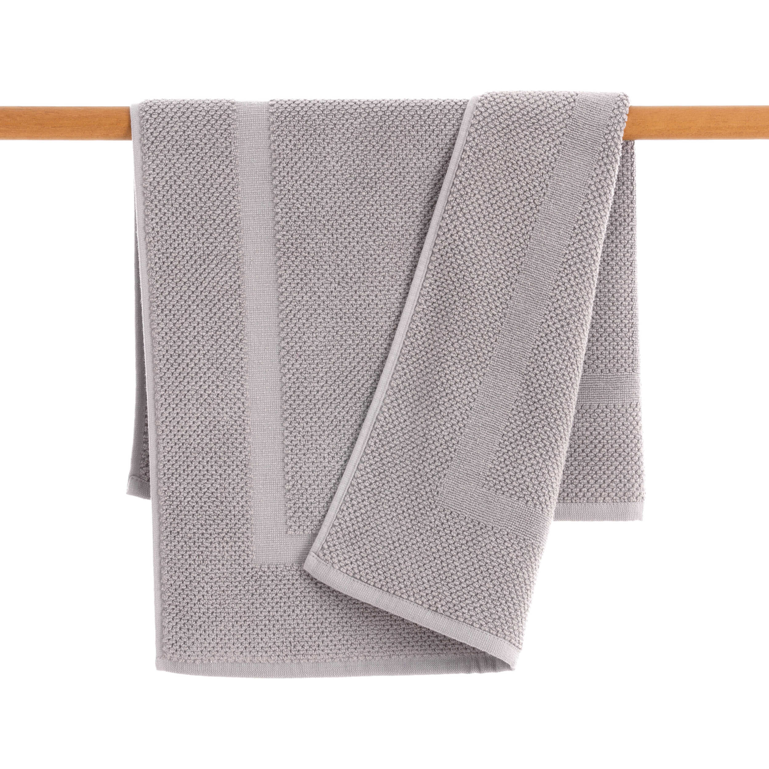 Tapis de bain 100% coton peigné 650 gr Light Pink 50x80