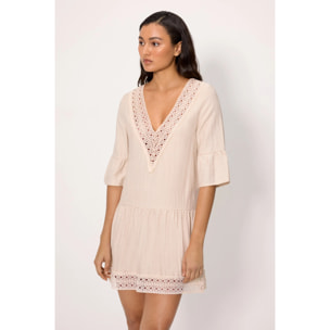 Vestito corto Marrone