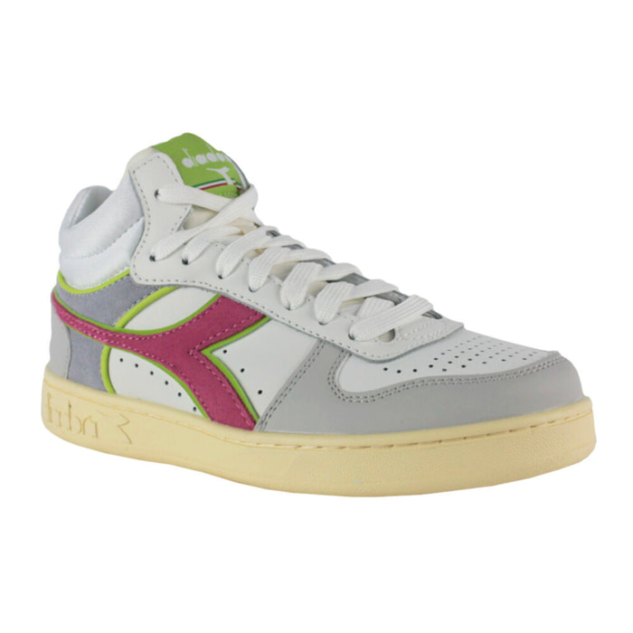 Zapatillas Sneaker para Mujer - DIADORA Magic basket demi wn 501.188552 01 C6655 White/Lunar rock