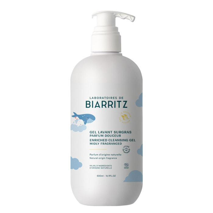 Bébé - Gel Lavant Surgras Bio Parfum Douceur Corps & Cheveux 500 ml