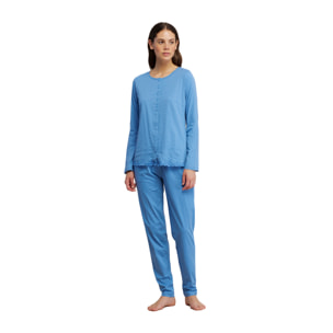 Pigiama donna lungo cotone poisy Noidinotte