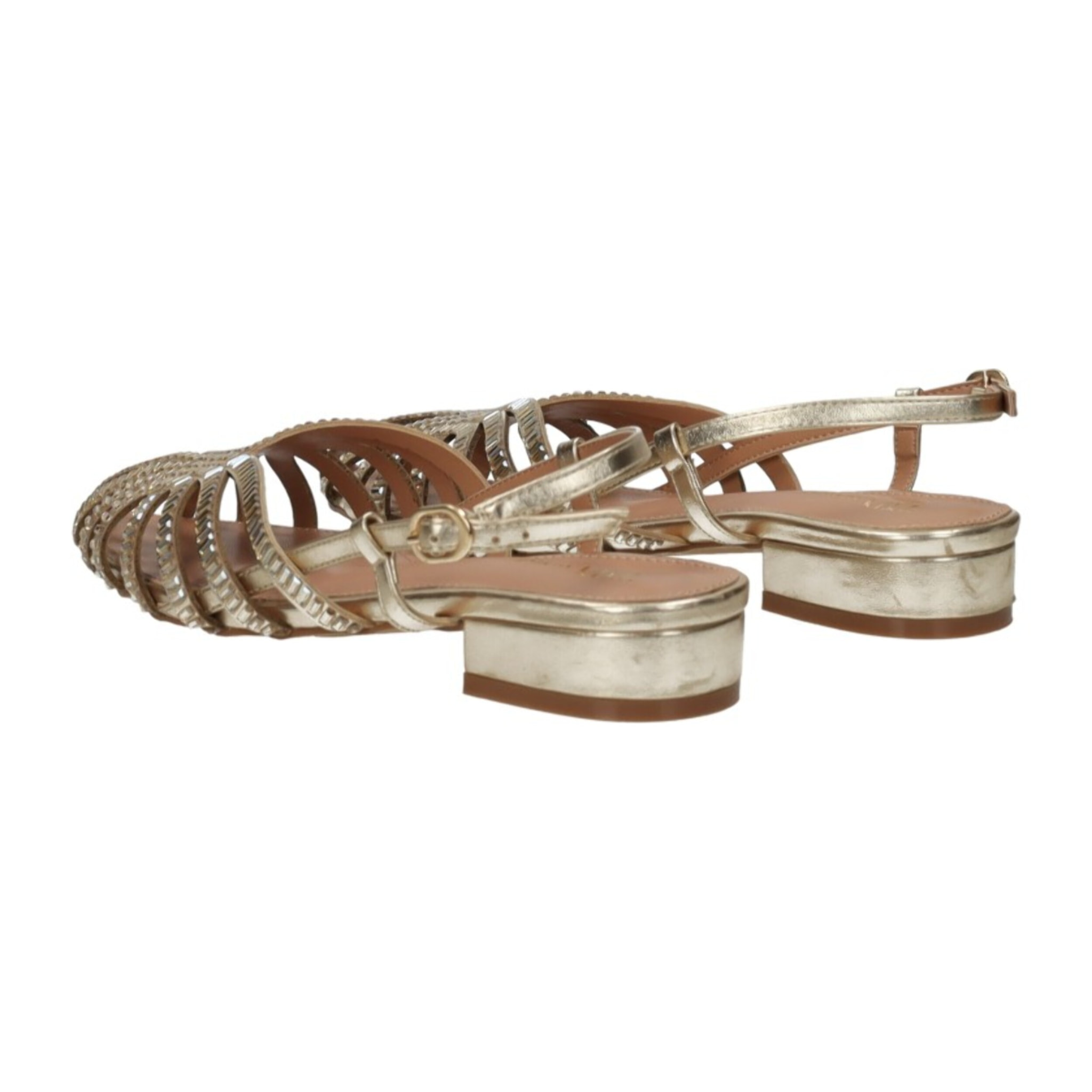 Décolleté sling back Donna Tata Italia Dorato