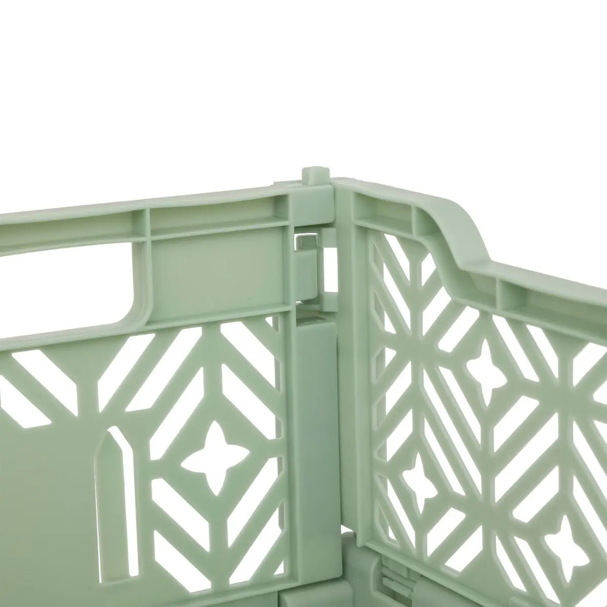 Cagette pliante "Arry" vert clair 30x20x11,5cm