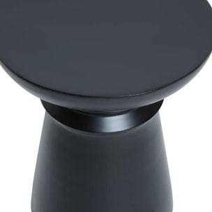 Table d'appoint Jaya ronde D.38cm noir