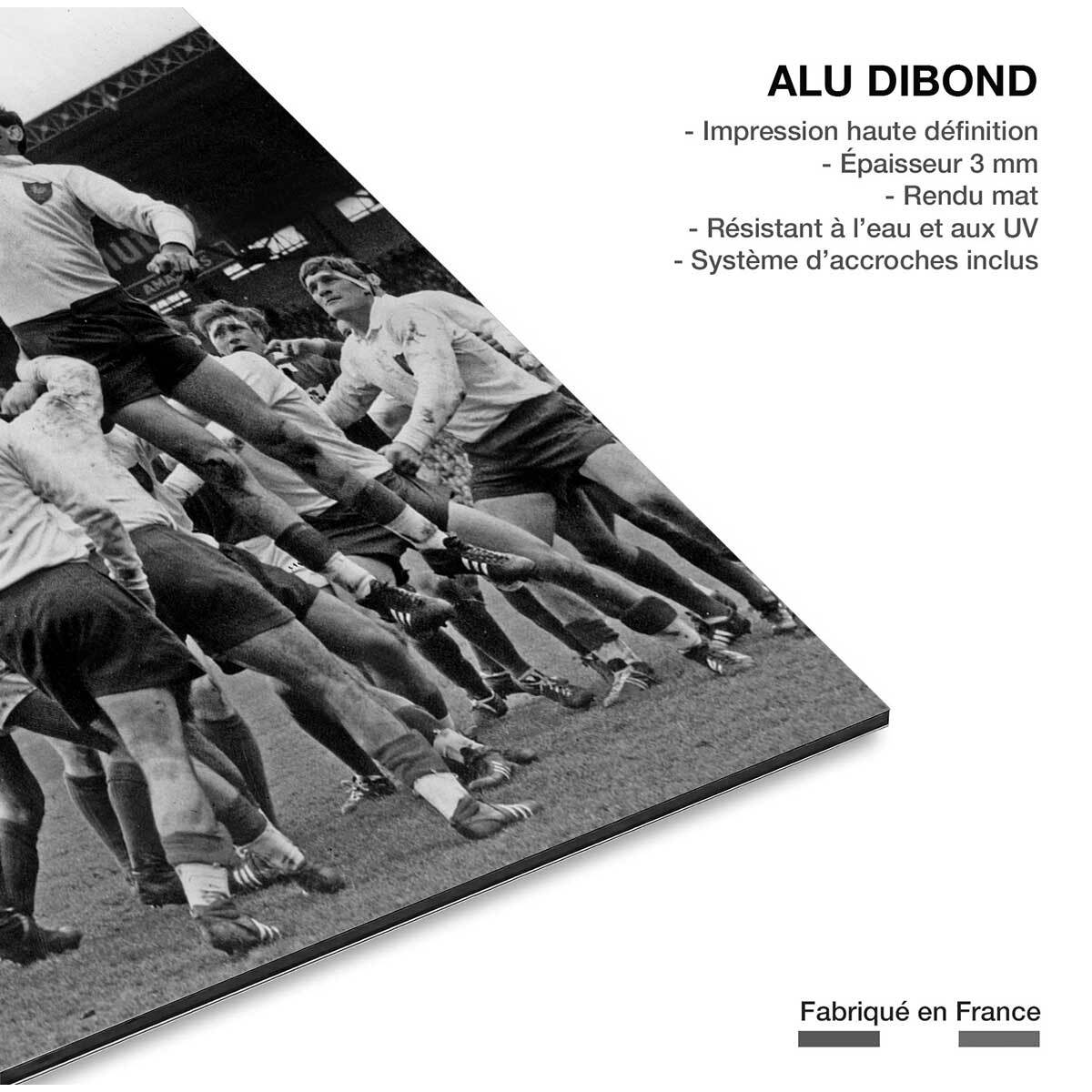 Tableau rugby le tournoi des 5 nations  Tableau alu Dibond