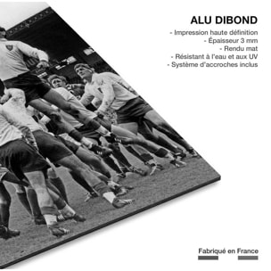 Tableau rugby le tournoi des 5 nations  Tableau alu Dibond