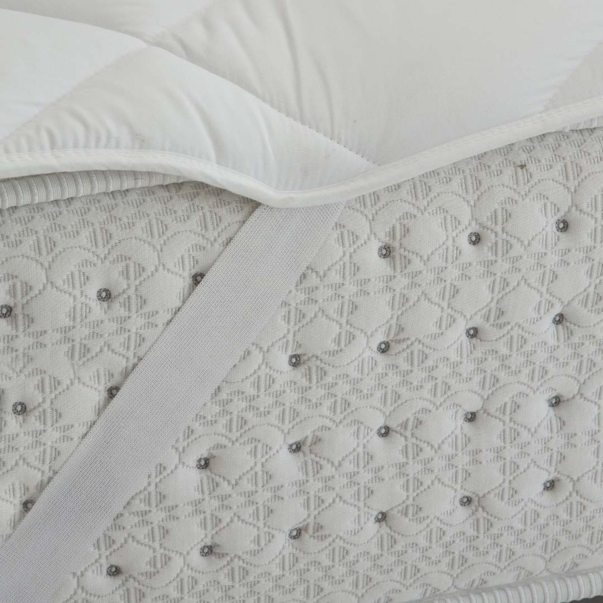 Naturals - Topper - 400 gramos - 100% Poliéster - Microfibra - Blanco