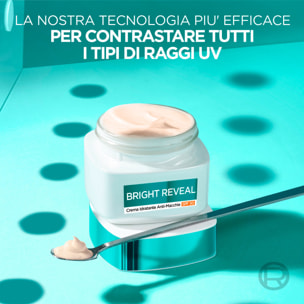 Crema Viso Idratante Anti-Macchie Bright Reveal Protezione UV SPF 50 con Niacinamide e Mexoryl 400 - Barattolo da 50ml