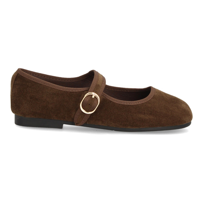 Bailarinas barefoot mujer con hebilla ajustable