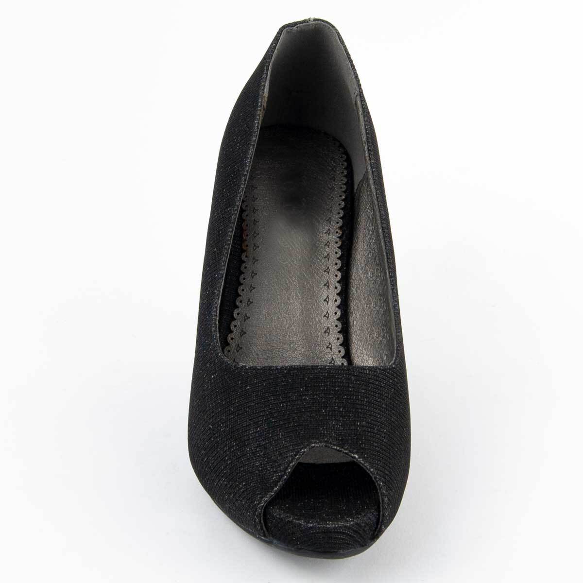 Zapato De Tacón - Negro - Altura: 8 Cm