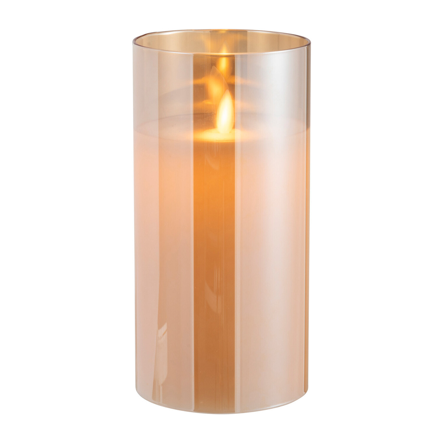 J-Line lampe Brillante - verre - or - medium - LED