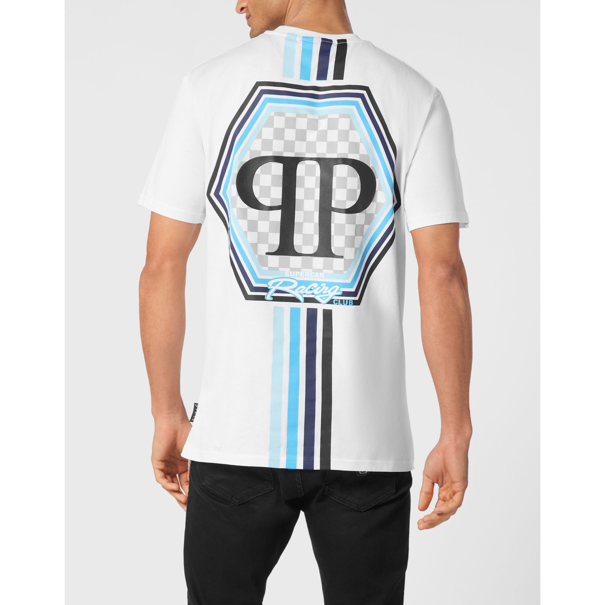 PHILIPP PLEIN T-Shirt Round Neck HEXAGON