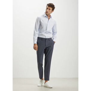 Pantalone chino in pied de poule