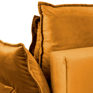 Canapé Velours droit Verduro - 4 Places