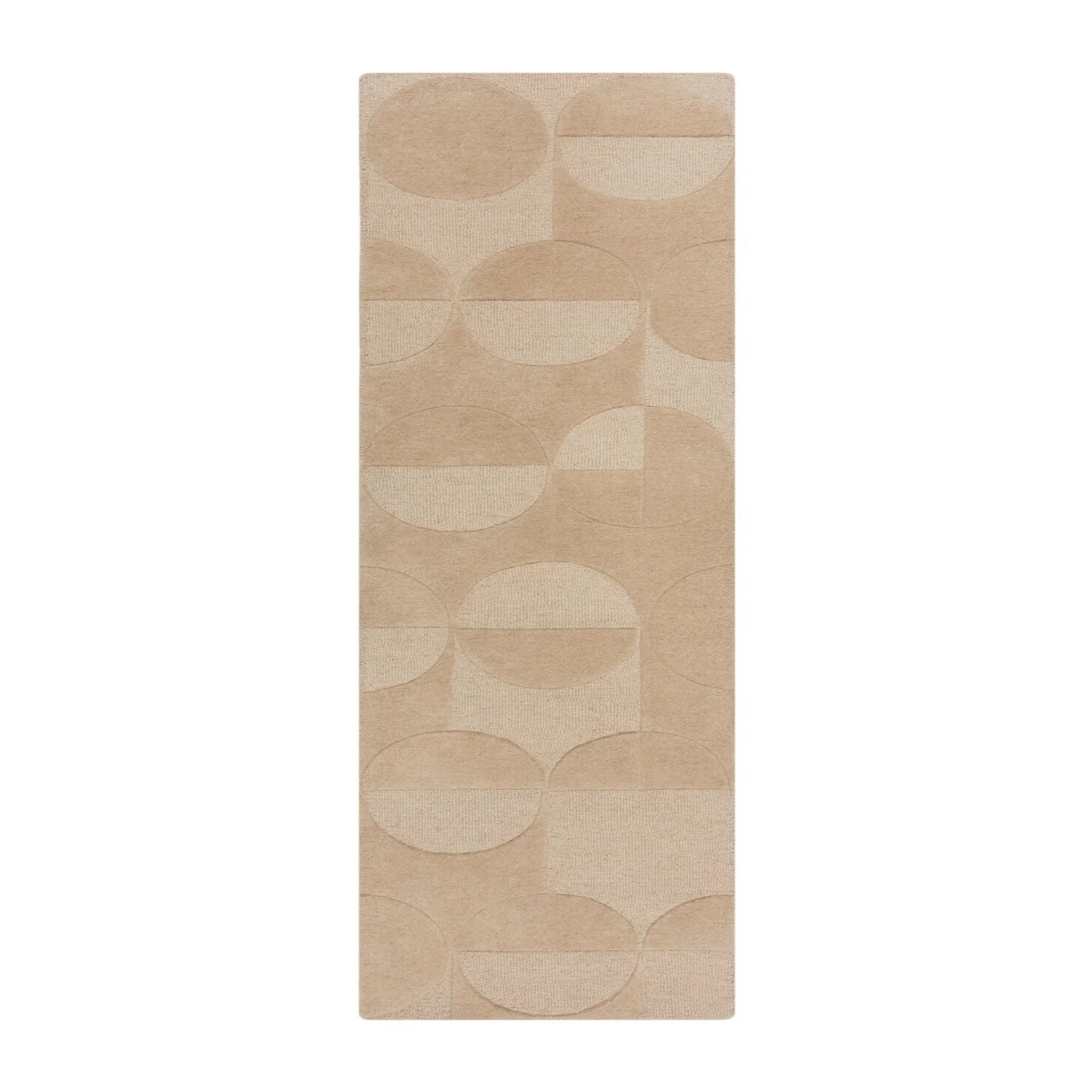 Tapis en laine de couloir MODERNO Beige