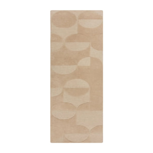 Tapis en laine de couloir MODERNO Beige