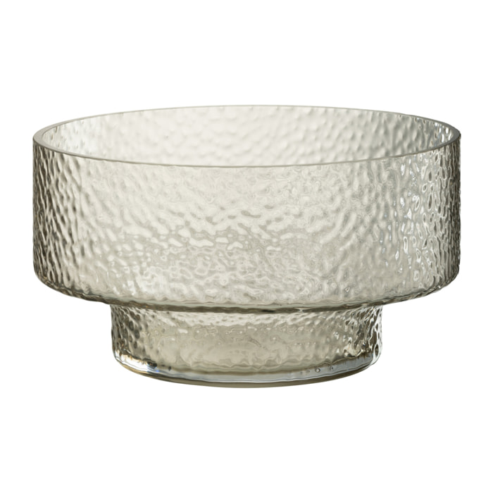 J-Line vase Bas Betty - verre - transparent - Ø 28 cm