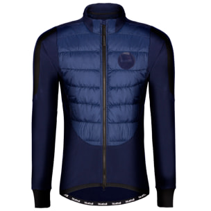 Chaqueta ciclista hombre manga larga azul marino