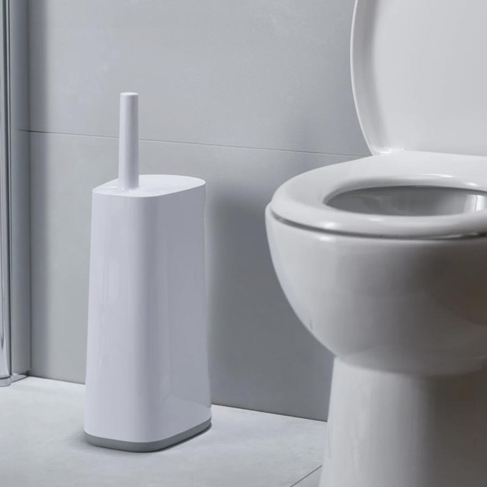 Flex™ Store Brosse de Toilette avec support de rangement grand format, Bleu clair (70536)
