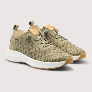 Sneaker Troquelado Caqui - Sunny