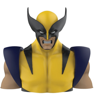 X-men Marvel Salvadanaio Bustoo Wolverine Deluxe 20 Cm Semic