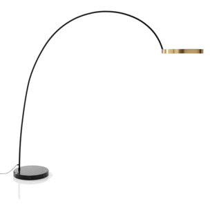 Tomasucci Lampadaire arc HALO Noir