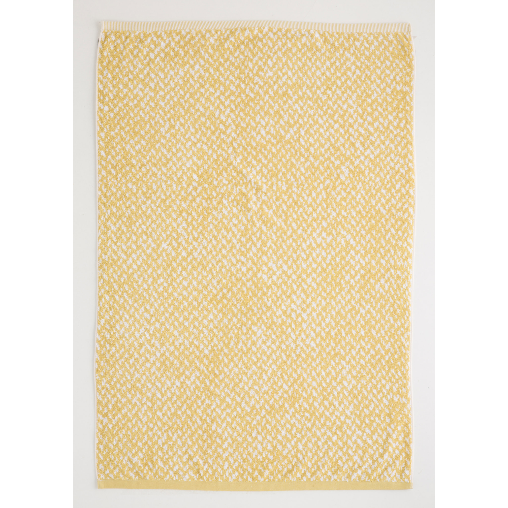 Toalla individual rizo 100% algodón Jacquard Baltico Ocre 500 gr/m2