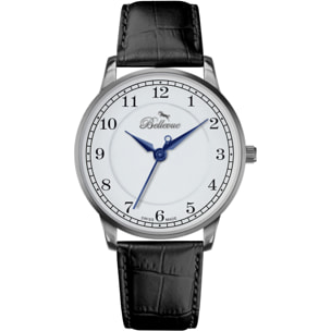 Reloj Bellevue C.25 Hombre Analogico Cuarzo con Correa de Piel sintetica