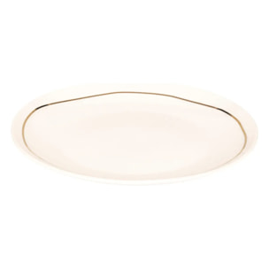 Assiette plate Selena blanc D26,8xH2,7cm