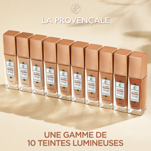 La Provençale Le Fond de Teint Soin Lumière Naturel 45 Ambre Doré 30ml