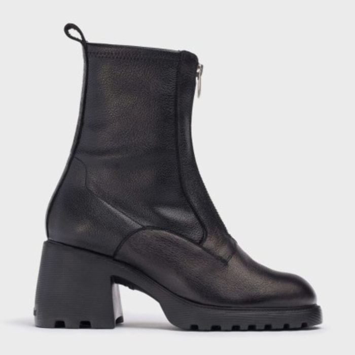 Botín KID Negro. Tacón: 7cm