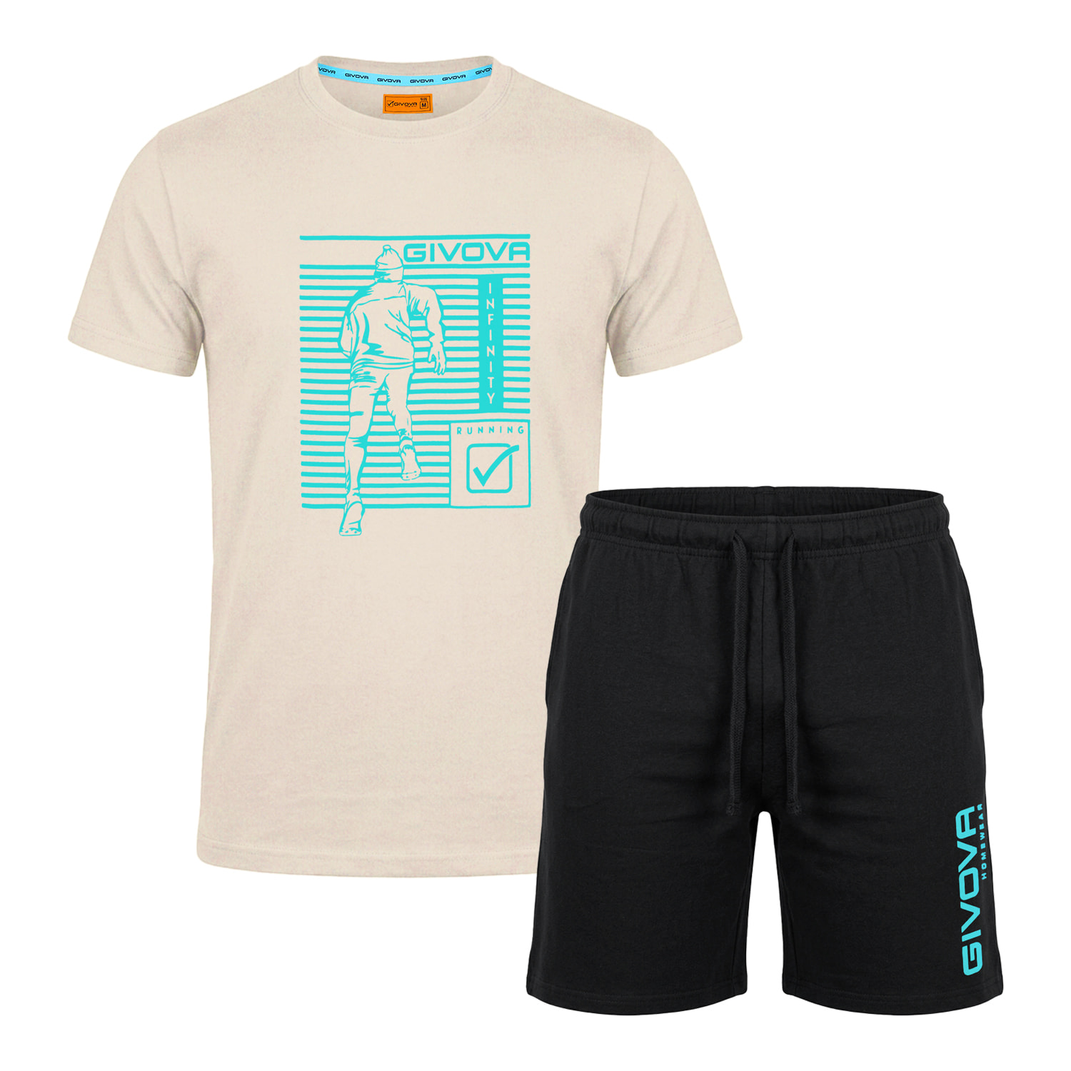 Completo Homewear Uomo Corto GIVOVA Cotone