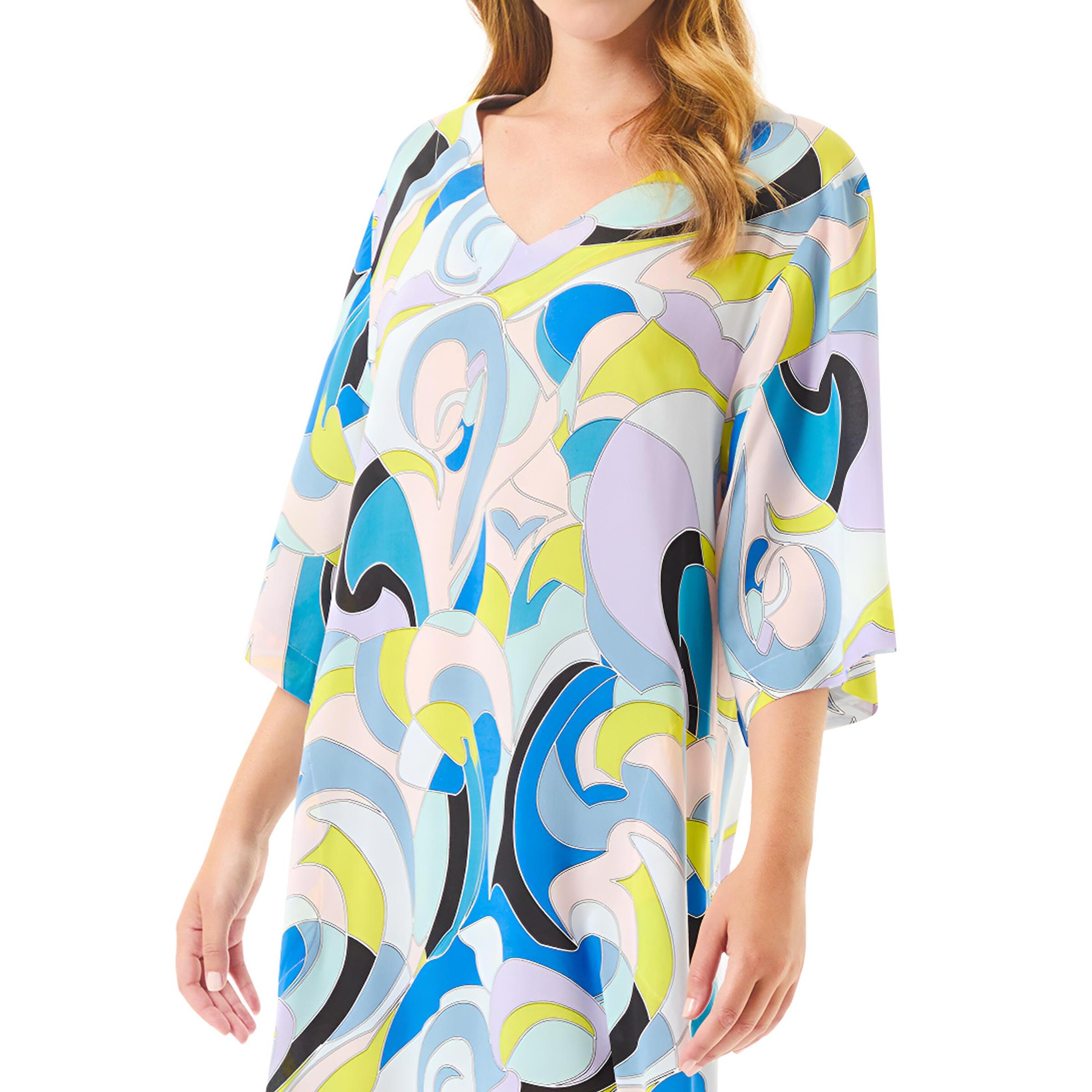 Vestido Viscosa Pico