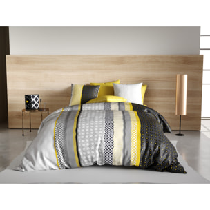 Parure de couette Coton Lumi