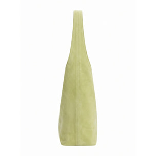 Borsa a mano da donna Made in Italy - Modello Valeria Chic - 100% pelle - 40.0 x 35.0 x 15.0 cm