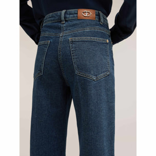 Motivi - Jeans wide leg modelo Kate - Azul