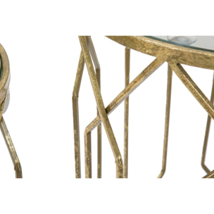 TAVOLINETTI TUNISI COPPIA CM Ø 42X53-38X47