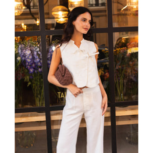 Chaleco de mujer bordado