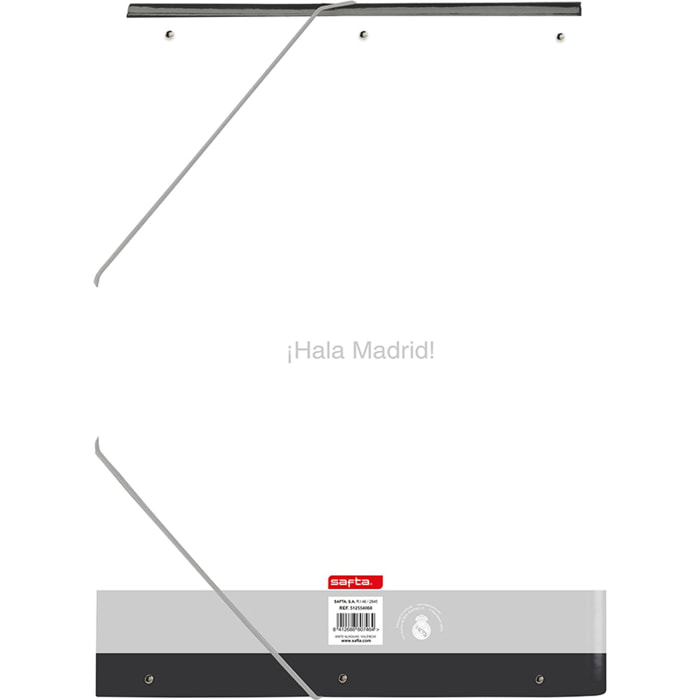Carpeta folio 3 solapas real madrid equip. 25/26