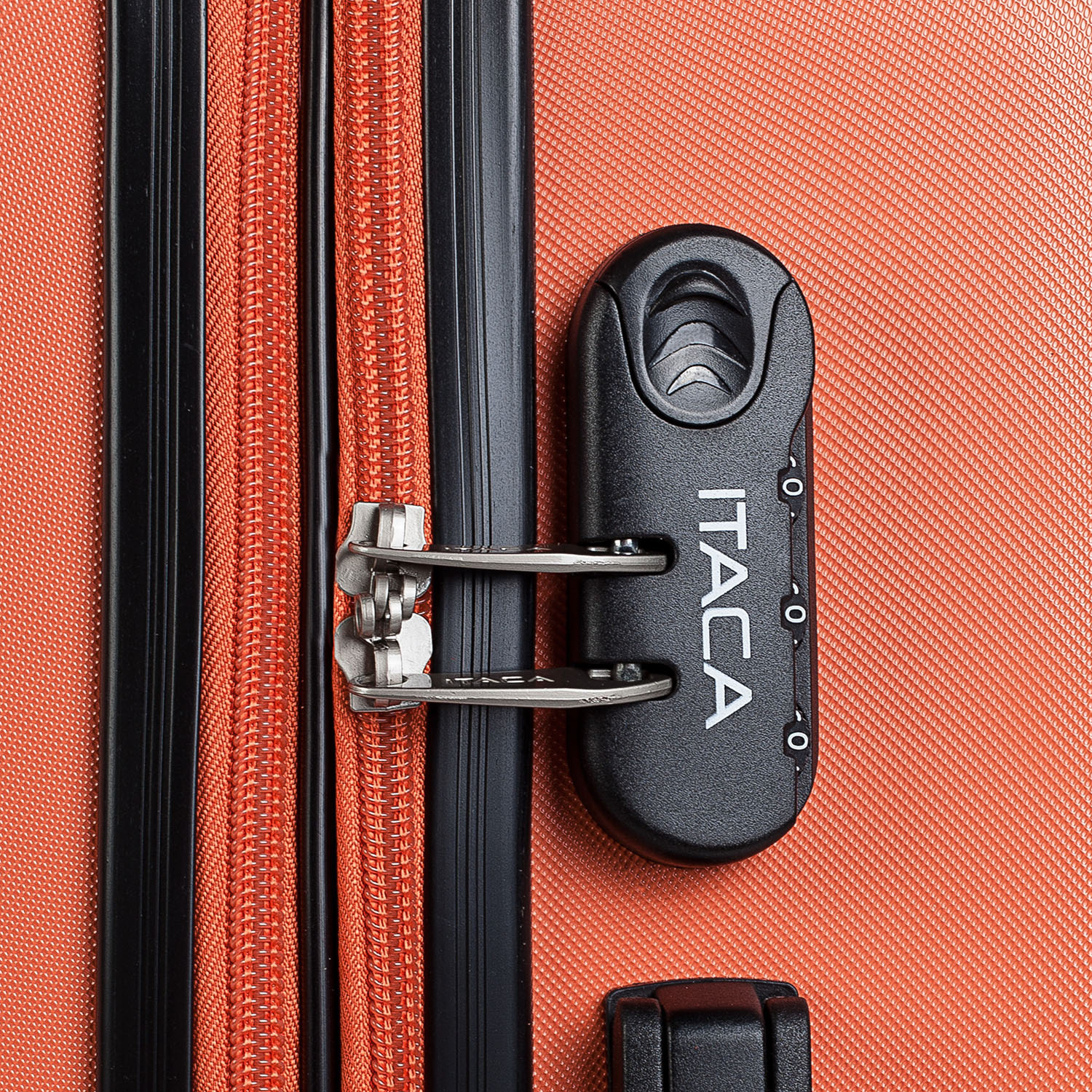 Juego De Maletas Rígidas Abs Itaca Sevron Mandarina