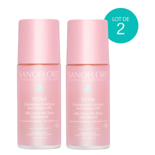 48H Flora - Déodorant Roll-On Bio 2x50 ml