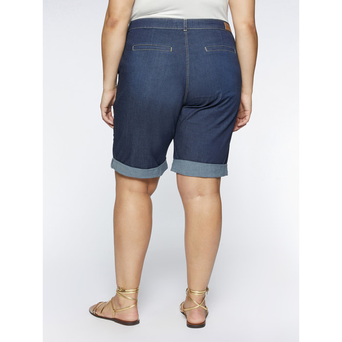 Fiorella Rubino - Pantaloni corti in denim - Blu