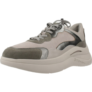 Sneakers de  Mujer de la marca STONEFLY  modelo ROCHA 5 VELOUR/EMBOSSED LAMINATED LTH Gray