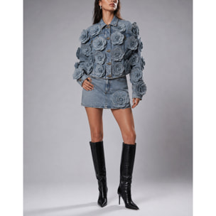 PHILIPP PLEIN Chaqueta vaquera ROSES